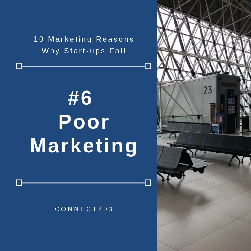 10 Marketing Related Reasons Why Start Ups Fail #6 Poor Marketing