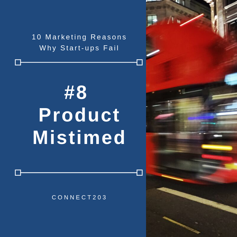 10 Marketing Reasons Why Startups Fail #8 Product Mistimed